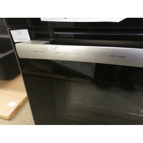 51 - Bosch  Serie 8 Compact Oven with Microwave With Home Connect  H455xW595xD548 - model no:- CMG656BB6B... 