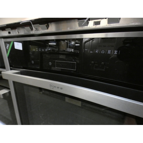 72 - Neff  N70 Single Multifunction Pyrolytic Oven - Stainless Steel - Slide & Hide H595xW596xD548 - mode... 