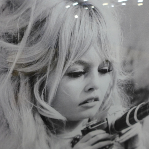 1332 - A Brigitte Bardot - Camera  framed print 60X80          (PPR5126221)   #