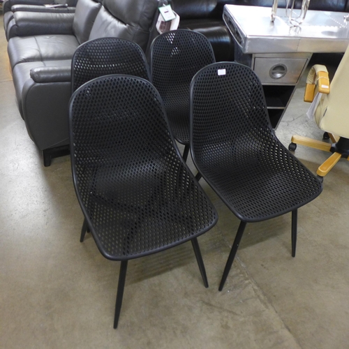 1422 - A  set of four Aswin chairs with black legs