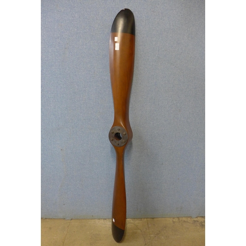 386 - A teak propeller