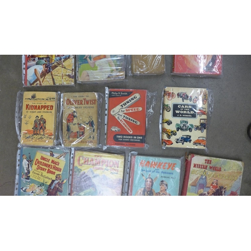 1207 - Vintage books and annuals, Daily Mail Boys Annual, Champion Annual For Boys, 1956 and 1968, etc. **P... 