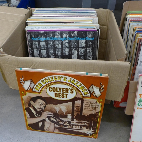 1227 - Approx 180 LP records including Charlie Christian, George Chisholm, Nat King Cole, Benny Carter, Max... 