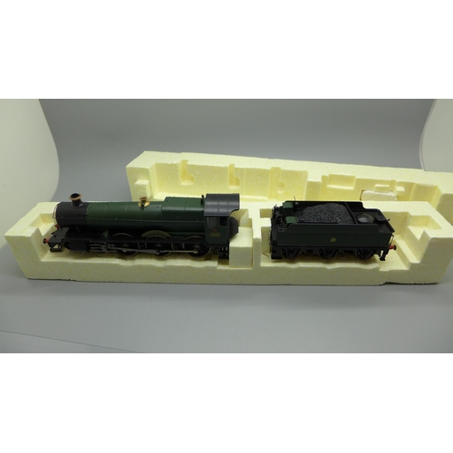 669 - A Hornby OO gauge locomotive and tender, Grange Class Hardwick Grange, boxed