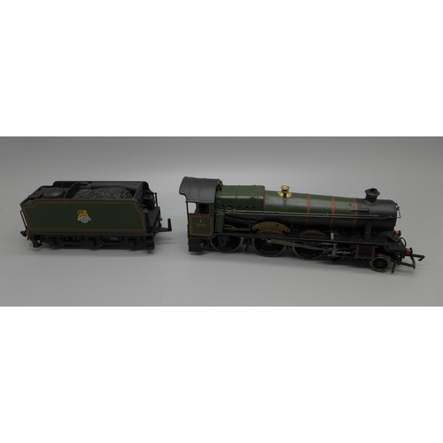 676 - A Hornby OO gauge locomotive and tender, Wraysbury Hall