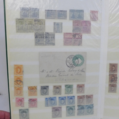 715a - Egypt stamps and postal history in stockbook