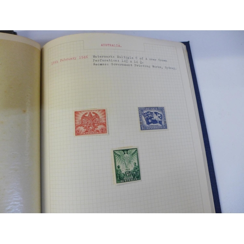 726 - Commonwealth Omnibus Issues; 1937 Coronation part set, mint and used with couple of covers, 1946 Vic... 