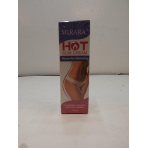 2118 - 5 x 60ml tubes of sealed Murara Fat Burner hot slim cream