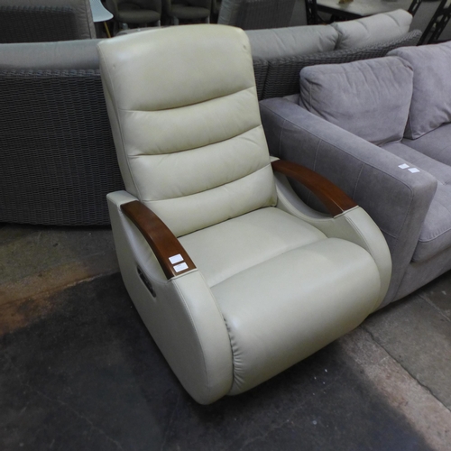 1559 - A Benson True Innovations Leather Power Recliner, RRP £458.33 + VAT  * This lot is subject to VAT