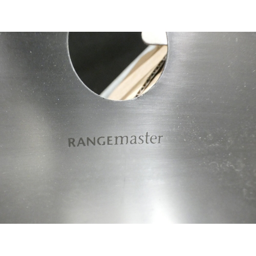 3094 - A Rangemaster stainless steel 1.5 bowl sink, 600 x 470 x 185mm * this lot is subject to VAT