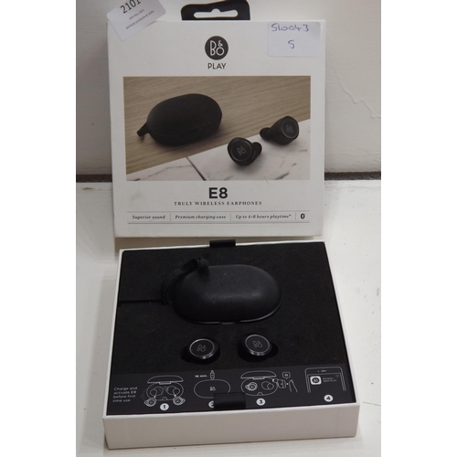 2101 - Bang & Olufsen Beoplay E8 bulb head phones - W