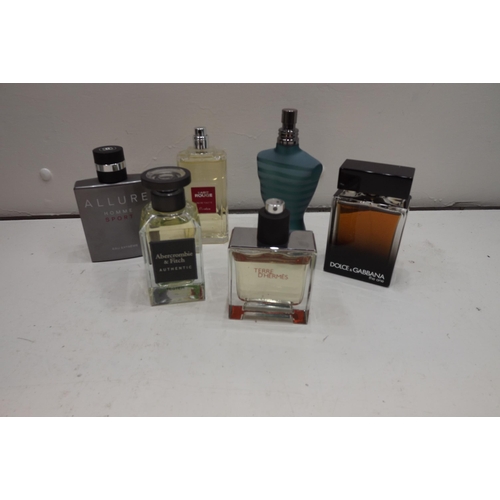 2133 - 6 Bottles of perfume & aftershave: Dolce & Gabbana - The One, Chanel - Allure Homme Sport, Abercromb... 