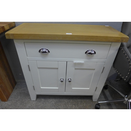 1486 - A Suffolk cream two door sideboard*This lot is subject to VAT