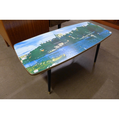 109 - A 1960's London scene coffee table