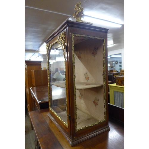 117 - An 18th Century French stained pine and gilt gesso table top cabinet