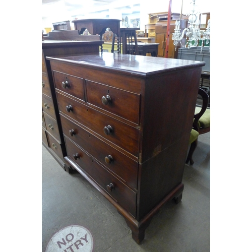 119 - A Victorian mahogany chest of drawers