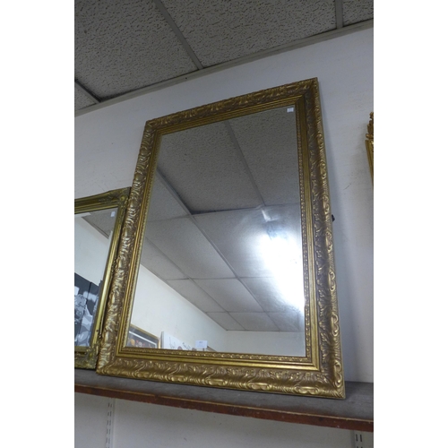 357 - A gilt framed mirror