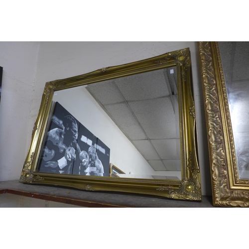 358 - A gilt framed mirror