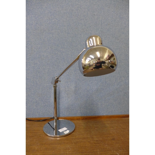 371 - A chrome desk lamp