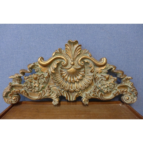 415 - A French style gilt resin pediment