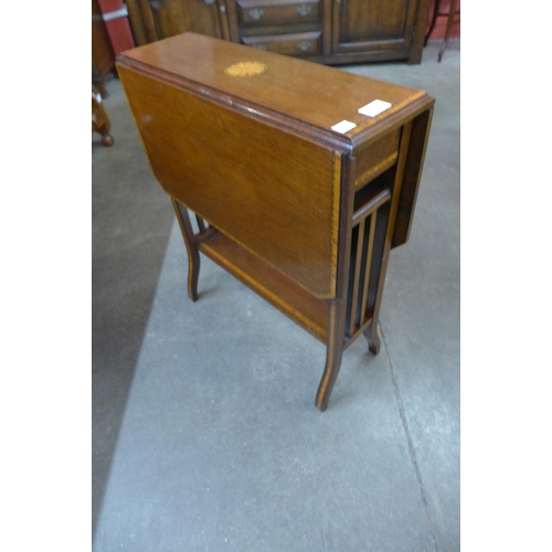 43 - An Edward VII inlaid mahogany Sutherland table