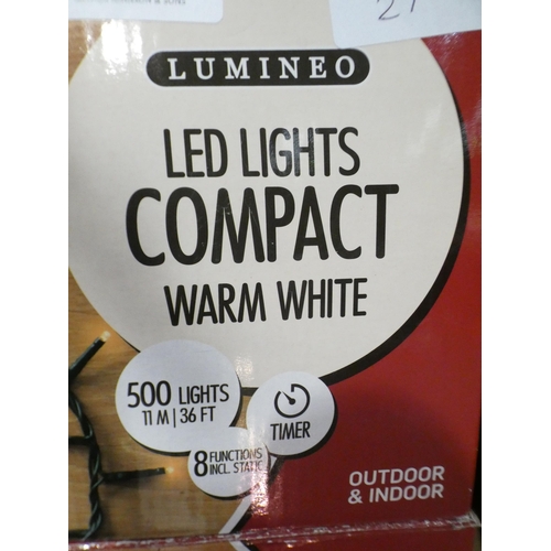 3256 - Two boxes of Lumineo LED indoor/outdoor lights