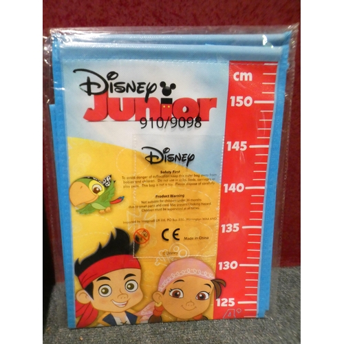 3273 - Disney junior height chart, a novelty child's football pitch rubber backed mat (50 x 80cm)