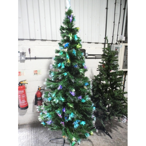 3283 - A W & R Christmas pre-lit fibre optic tree (7ft)