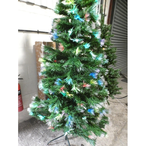 3283 - A W & R Christmas pre-lit fibre optic tree (7ft)