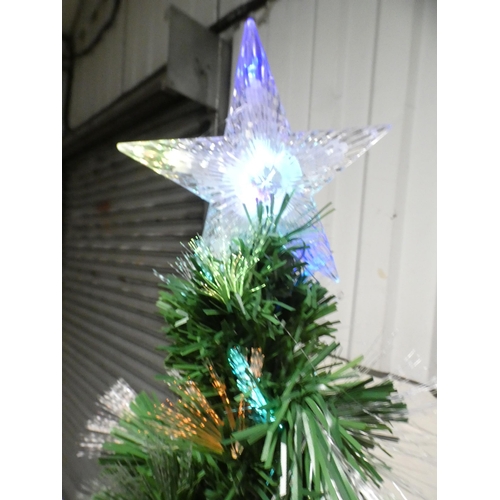 3283 - A W & R Christmas pre-lit fibre optic tree (7ft)