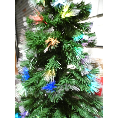 3283 - A W & R Christmas pre-lit fibre optic tree (7ft)