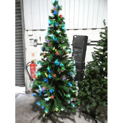 3283 - A W & R Christmas pre-lit fibre optic tree (7ft)