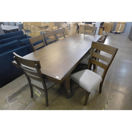 1519 - Craft & Main Brookwood Nine Piece Dining Set, RRP £1416.66 + VAT (4075-6)