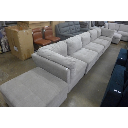 1520 - Six Piece Mstar Sanders Fabric Sectional Sofa, RRP £916.66 + VAT (4075-2), RRP £916.66 + VAT * This ... 