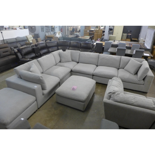 1523 - Lowell Eight Piece Modular Sectional Sofa, RRP £2416.66 + VAT (4075-3) * This lot is subject to VAT