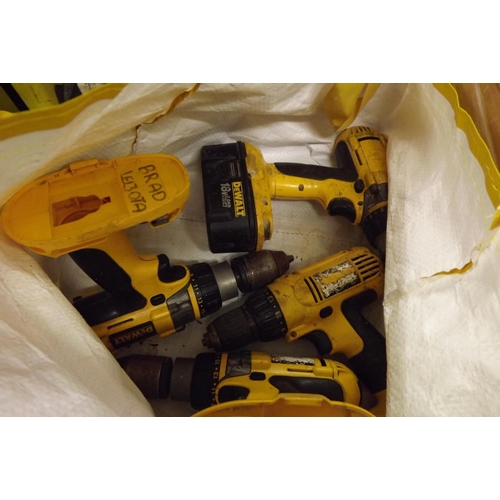 2419 - Qty. of Dewalt power tools & cases