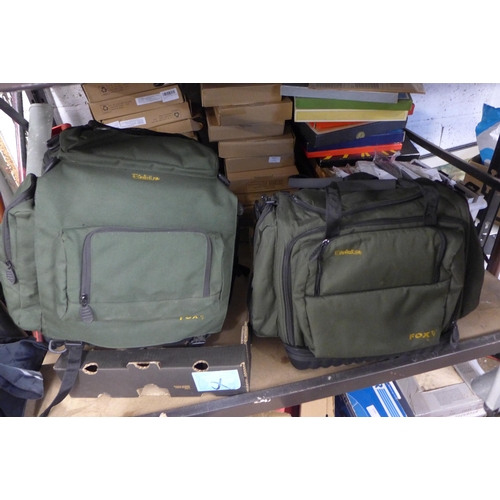 2078 - 2 x Fox 'Evolution' carp fishing bags, RRP £125 - new and unused