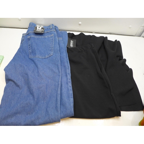 2085 - Approx. 70 items of unused and tagged clothing:- jeans, tops, shirts, etc.