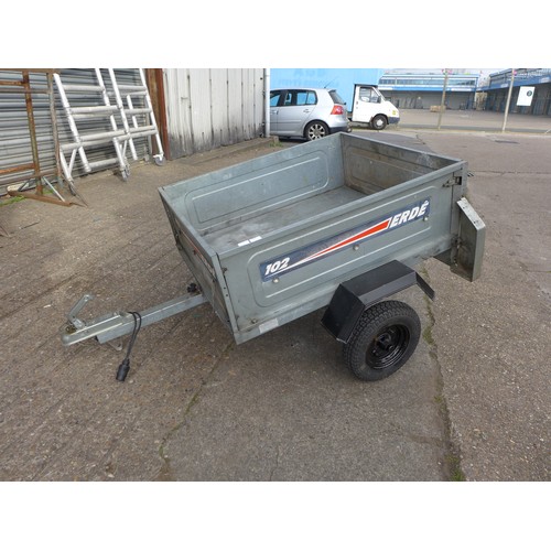 2445 - Erde 102 tipper trailer