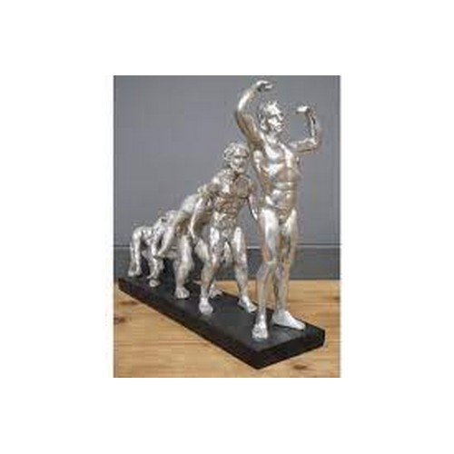 1364 - A human evolution sculpture, H 26cms x W 33cms (707418)   #