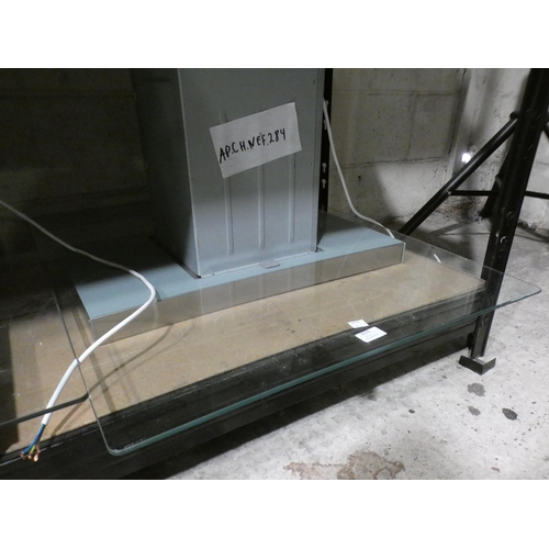 3135 - Neff Stainless Steel and Glass Island Cooker Hood (H751xW900xD680) (model:- I89EH52N0B), RRP £600 in... 