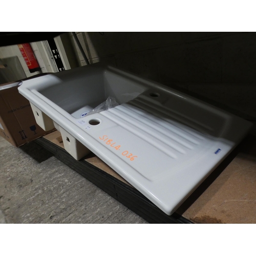 3137 - Skye RVS Ceramic 1.0 Bowl (500x860) (model:- BL452659), RRP £274.17 inc. VAT  *This lot is subject t... 