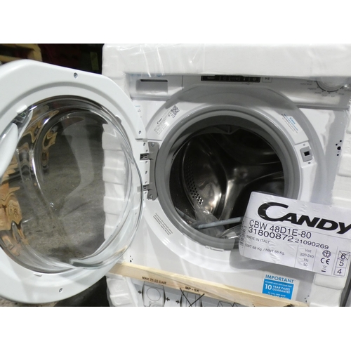 3069 - Candy Integrated Washing Machine (8kg) (H820xW600xD525) - model:- CBW 48D1E, RRP £314.17 inc. VAT * ... 