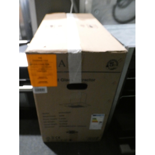 3071 - CDA Flat Glass Chimney Cooker Hood (H640xW700xD500) - model:- ECN72SS, RRP £157.50 inc. VAT * This l... 