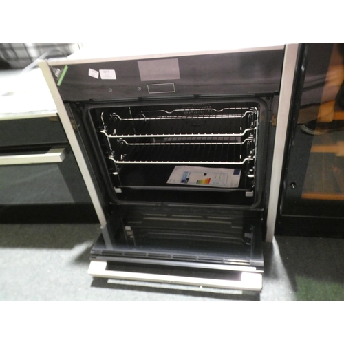 3074 - Neff N70 Stainless Steel Slide & Hide Single Multifunction Pyrolytic Oven (H595xW596xD548) - model:-... 