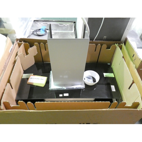 3077 - Bosch Flat Glass Hood With Home Connect (H1349xW890xD263) - model:- DWF97RV60B, RRP £800 inc. VAT * ... 