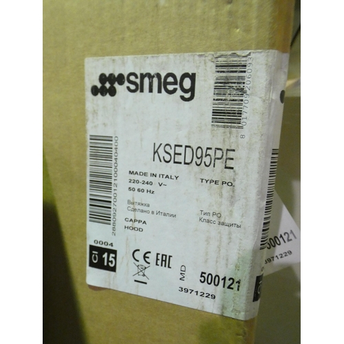 3078 - Smeg cooker hood - cream * This lot is subject to VAT