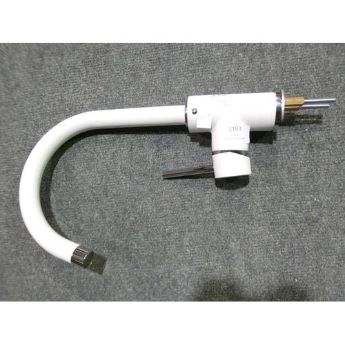 3103 - Della Tap - White - High Pressure Only - model:- TA.BLA.005, RRP £149.17 inc. VAT * This lot is subj... 