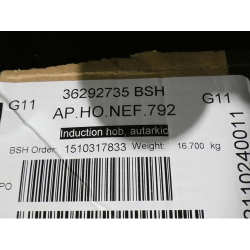 3124 - Neff Induction 5 Zone Hob (H51xW802xD522) - model:- T48FD23X2, RRP £732.50 inc. VAT * This lot is su... 