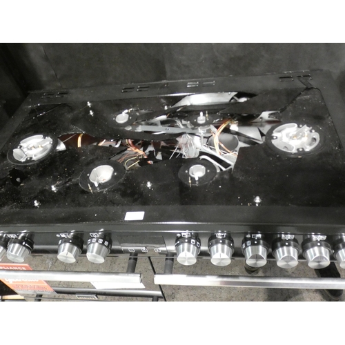 3125 - Stoves Richmond Black Deluxe Dual Fuel Range Cooker (100cm) - model:- 444444907, RRP £1665.84 inc. V... 